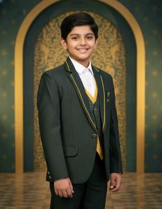 Kids 3 Piece Party Wear Suit