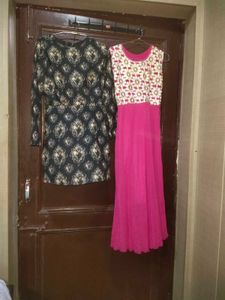 Women Maxi And Skater Dresss Combo