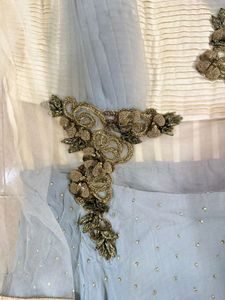 Heavy Wedding Gown With Jardosi And Stone Mix Work
