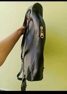 Black Flap Backpack