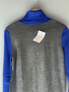 Color Block Turtleneck Sweater