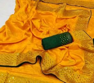 Festive Wear Sawan Special Saree...With Blouses