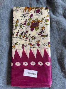 40 gm Paper Silk Saree