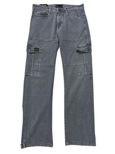 Stylish Men's Grey Cargo Jeans