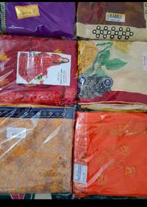 Set of 6 New Sarees