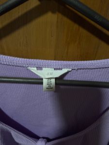 Lavender Long Sleeve Bodysuit