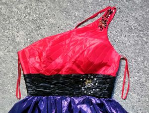 RED GORGEOUS BALLOON PROM DRESS