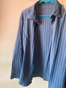 Full Sleeves Blue Shirt