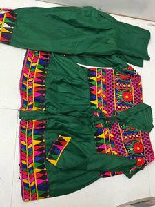 Navratri Special Green Embroidered Kurta Set