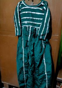 Green Ethnic Gown