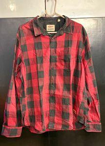 Red &amp; Black Plaid Shirt
