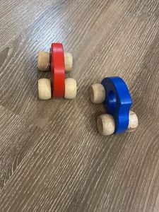 Natural Toys Wooden Stacking Rainbow &amp; Cars