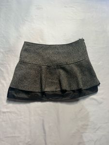 Tiered Flared Mini Skirt
