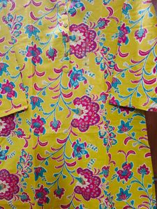 Melange By Lifestyle Floral Straight Kurta Wit Tag