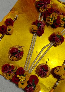 Floral Jewelry Set For Haldi
