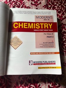 ABC Chemistry Class XI Books