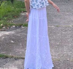 White Maxi Skirt