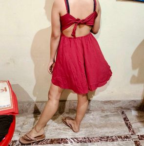Red Skater Dress