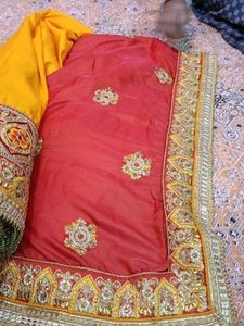 Gorgeous Yellow Saree
