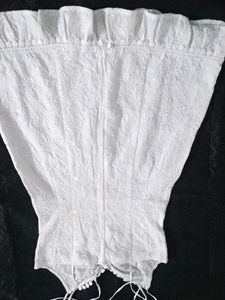 Embroided White Dress