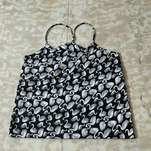 combo of alter neck  top and tube top