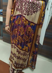 multi colour saree