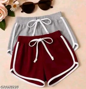Cute Two-Tone Shorts