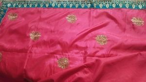 Party Wear Saree With Stritched Blouse