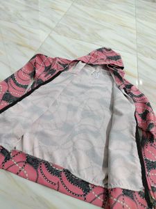 Patterned Hoodie