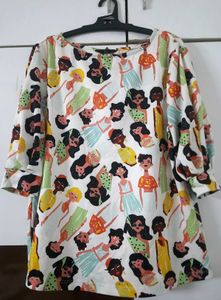 Max Graphic Print Top L