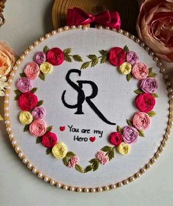 Couple Initial Hoop ✨