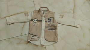 Cool Graphic Print Button-Up Shirt