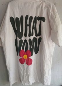 U.S. Petrol White Graphic Tee|OVER SIZED