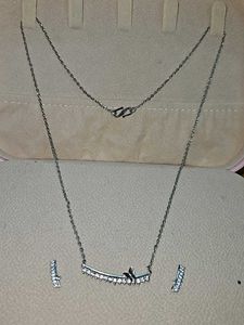 Sliver Pendent Set