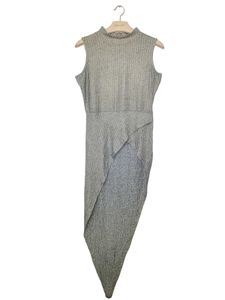 Women's Grey Asymmetric Western Dress
