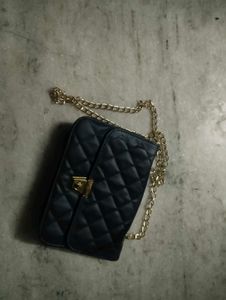 Black Golden Chain Bag