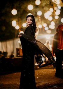 Black Sequence Saaree