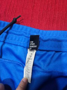 Adidas Men’s Blue Joggers – Medium – Slim Fit