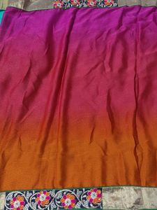 Multi Color Party Wear Saree With Blouse
