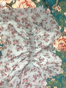 Floral Chiffon Mini Dress