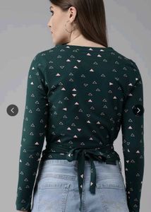 Roadster Wrap Crop Top