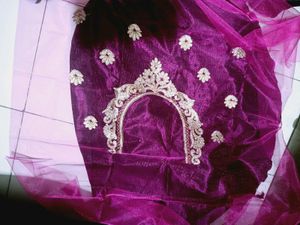 Embroidery Net Blouse Piece
