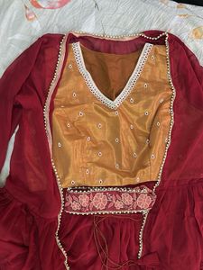 Maroon Ethnic Lehenga Choli