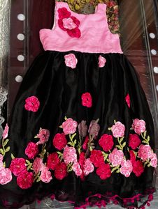 • Light pink satin fabric • Sleeveless design
