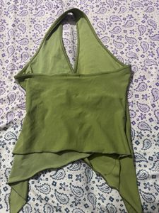 Green Halter Top