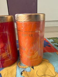 Tea, Coffee &amp; Sugar Container Set of 3