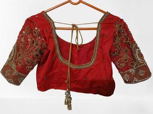 Festive Aari Worked Blouse