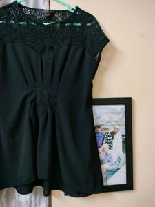 Jet black top