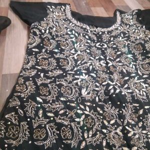 Sequence zari work Allover kurta