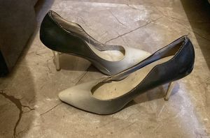 Black And Grey Heels